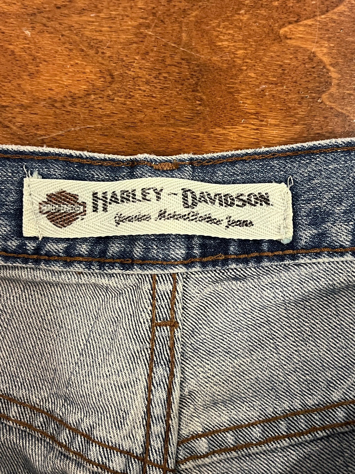 2006 Harley Davidson Distressed Jean Shorts (32)