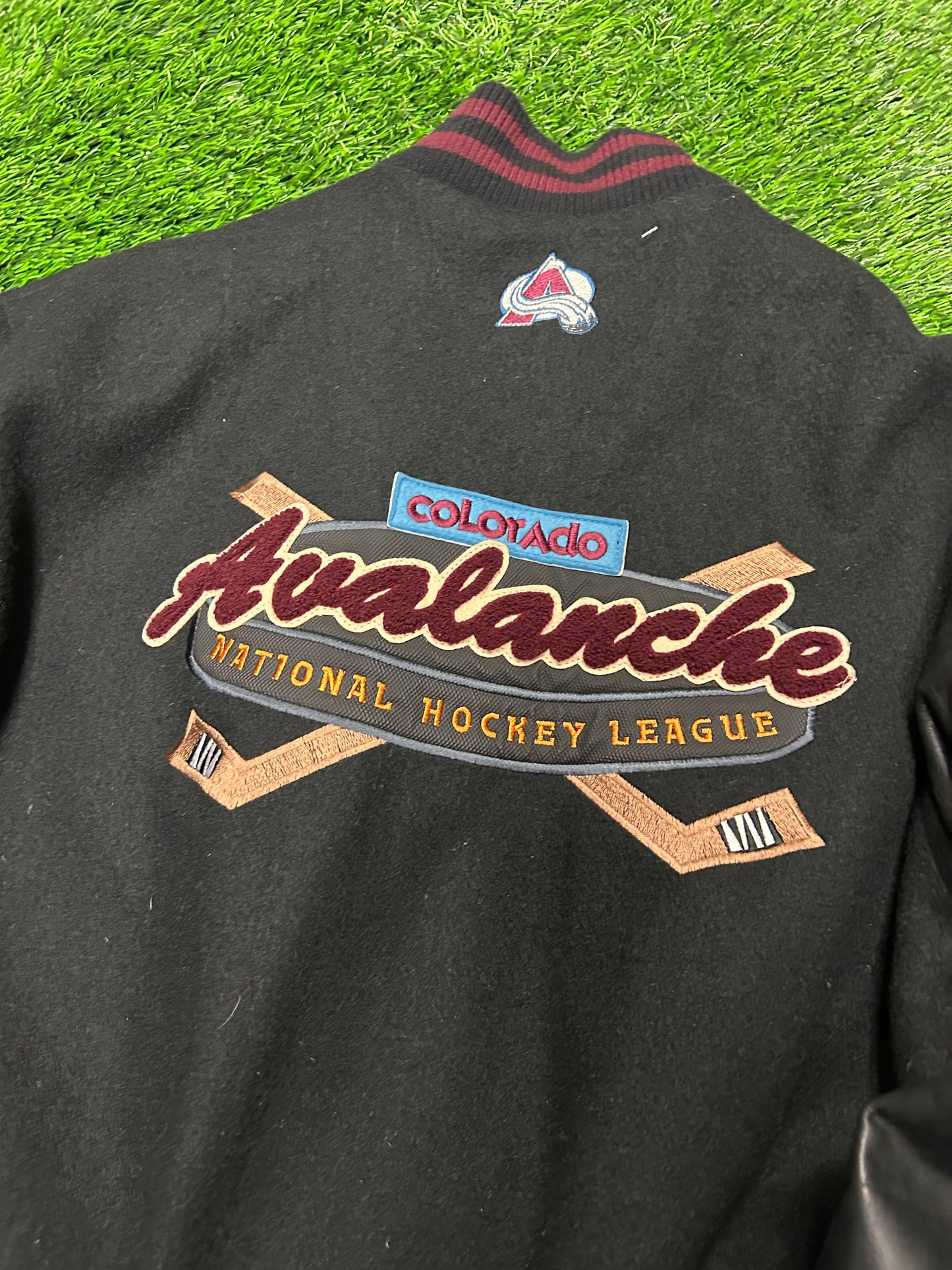 90s Colorado Avalanche Vintage NHL Varsity Jacket (XL)