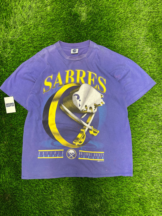 1994 Buffalo Sabres Vintage NHL Hockey Tee (XL)