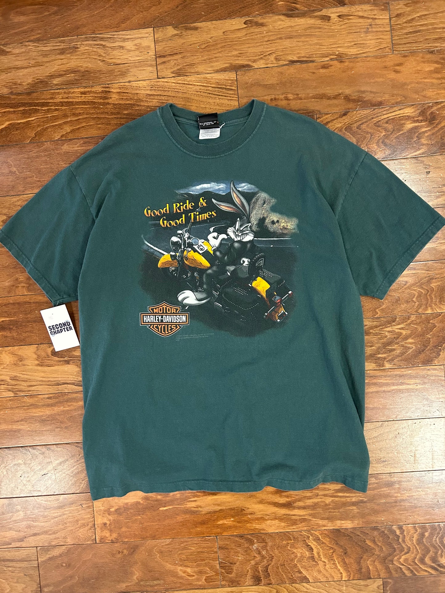 2002 Harley Davidson Looney Tunes Bugs Bunny Tee (XL)