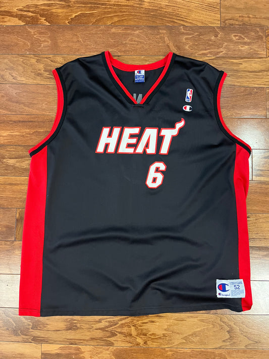 00s Miami Heat Eddie Jones #6 NBA Jersey (XXL)