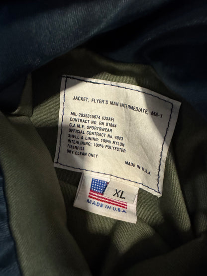 90s Flyers MA1 Alpha Bomber Jacket (XL)