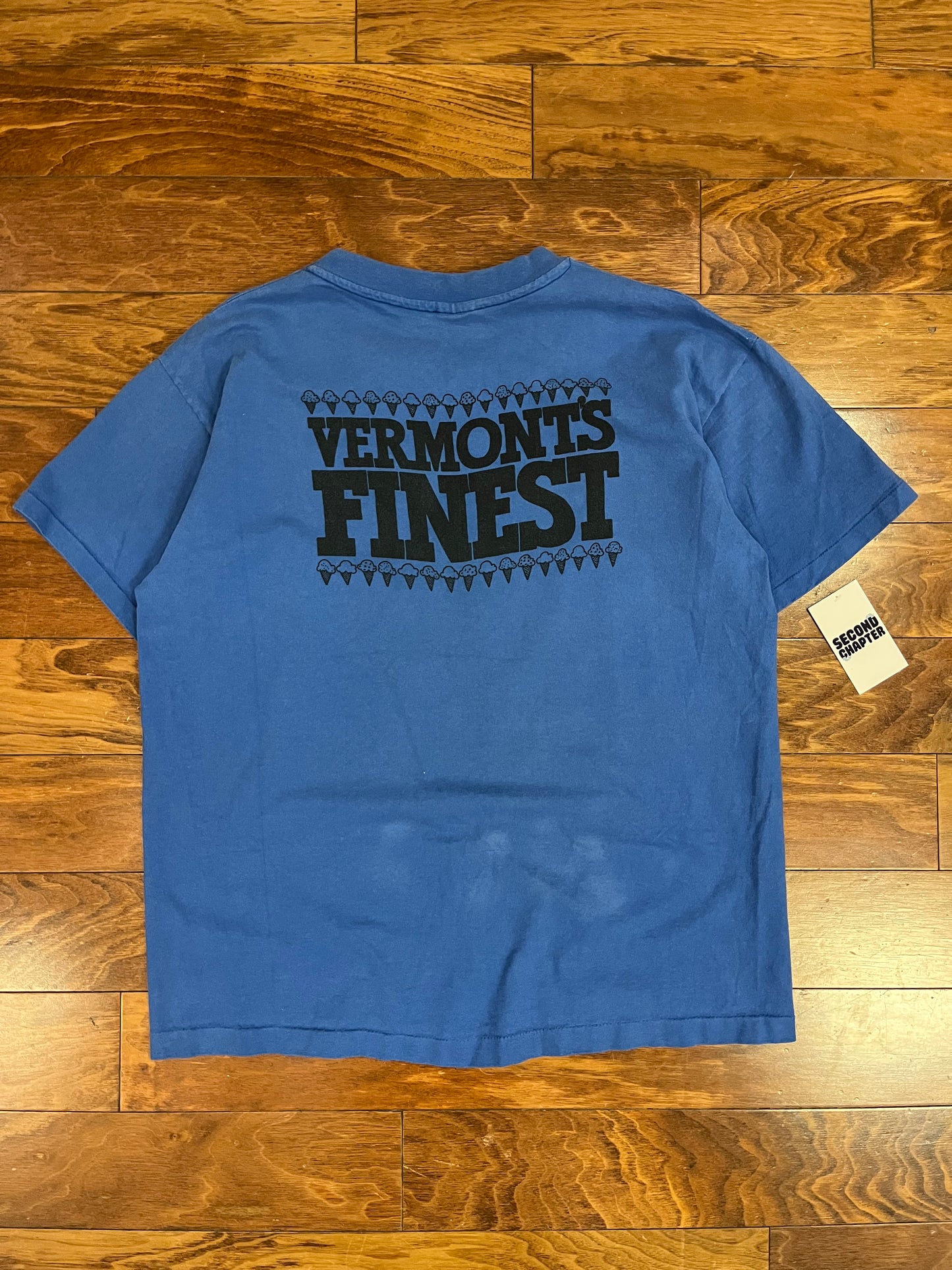 1985 Ben & Jerry's "Vermont's Finest" Grail Cow Graphic Tee (XL)