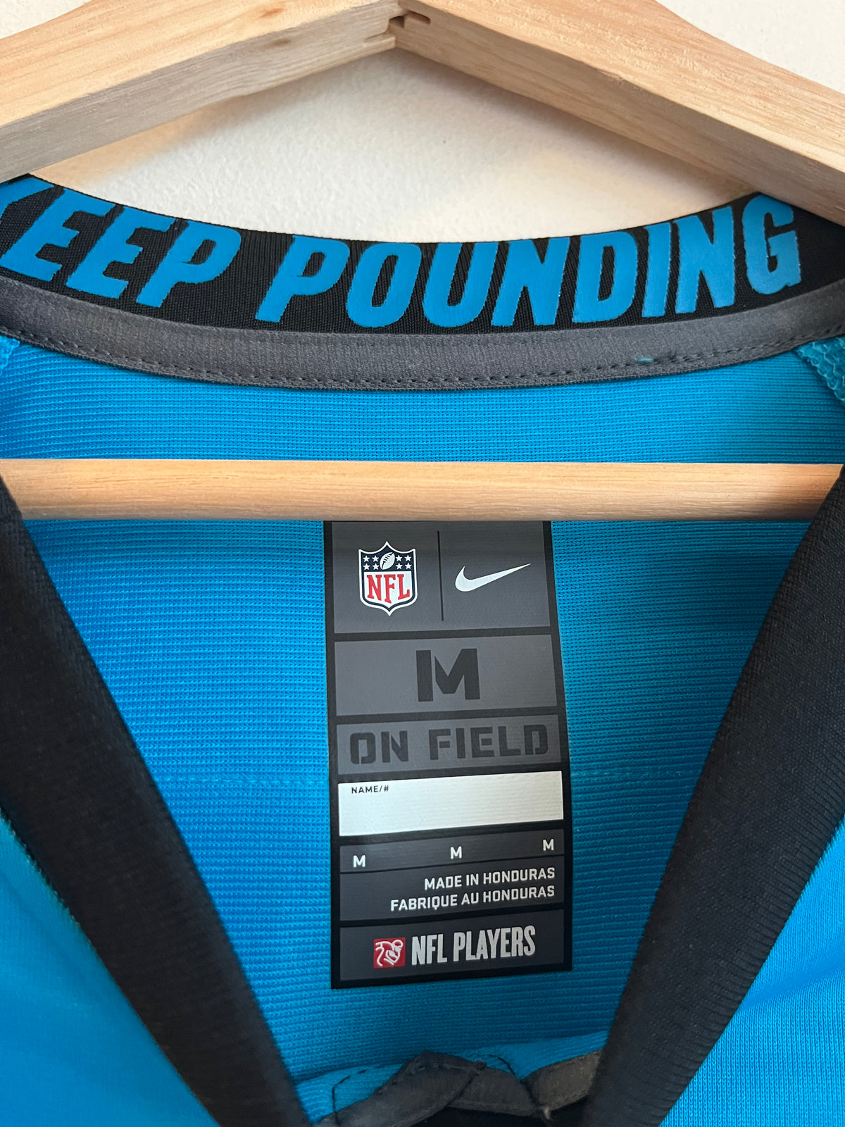 2016 Carolina Panthers Luke Kuechly Blue Nike Jersey (M)