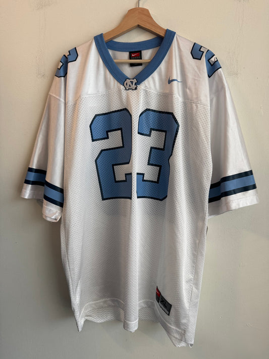 00s UNC Carolina Nike Away Football Jersey (XL)