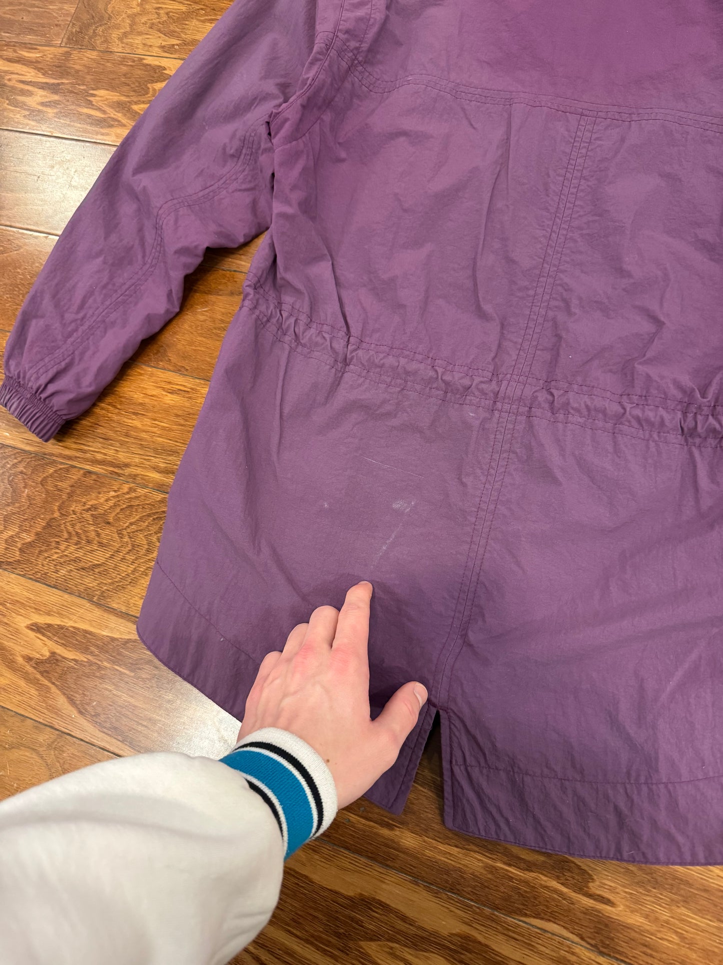 90s Nike Purple Parka Vintage Faded Jacket (S)