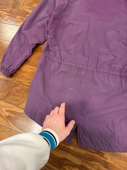 90s Nike Purple Parka Vintage Faded Jacket (S)