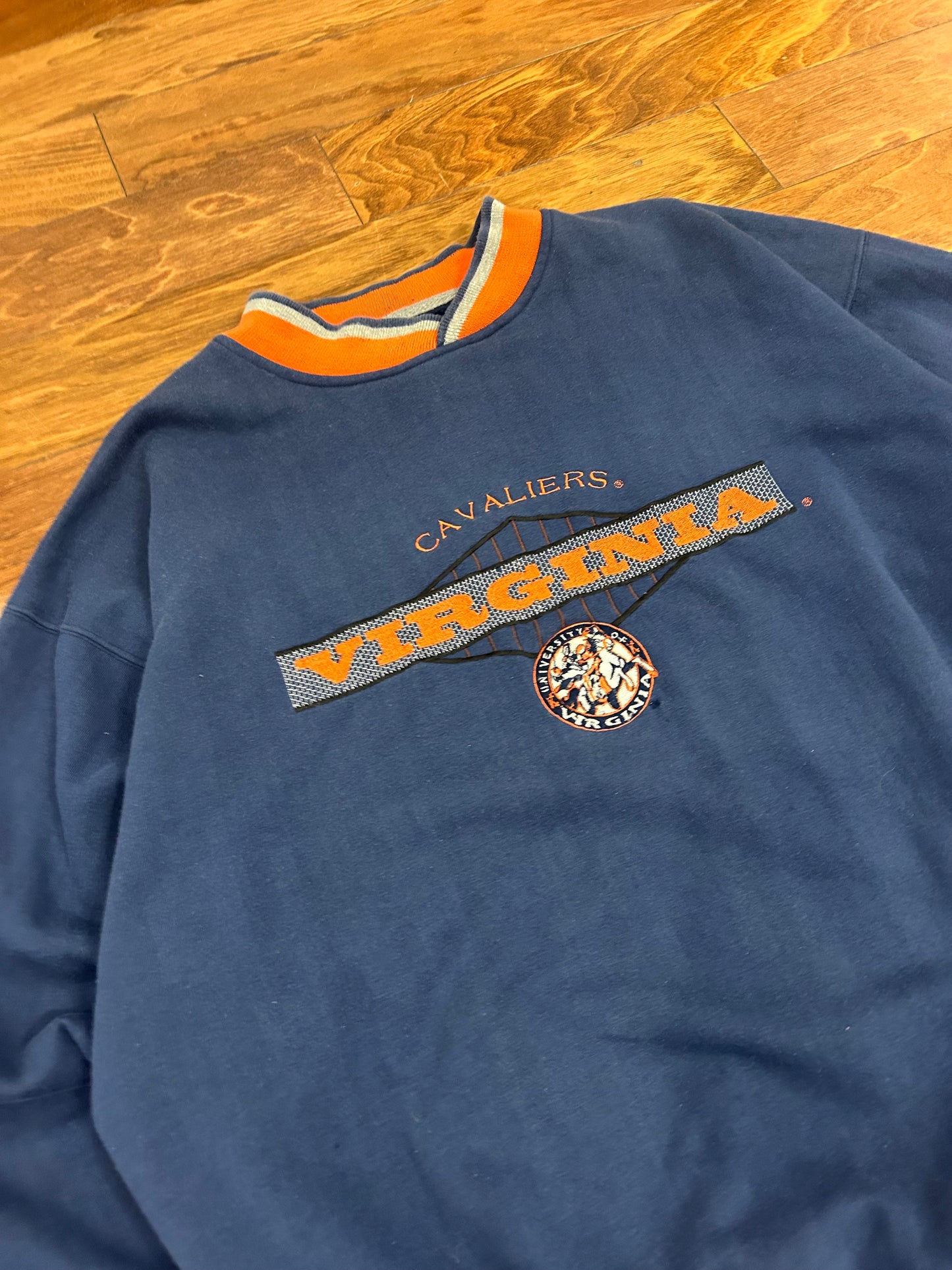 90s Virginia Cavaliers Vintage Starter Crewneck (XL)