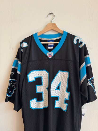 00s Carolina Panthers Deangelo Williams Reebok Home Jersey (M)