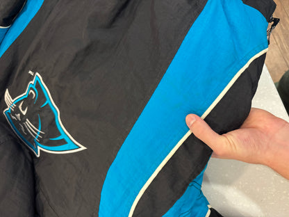 90s Carolina Panthers Starter Deadstock Hooded Puffer Jacket (XL)