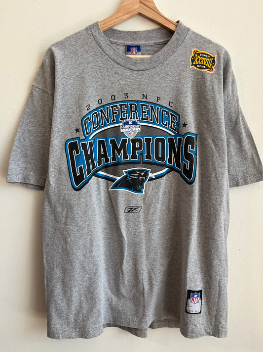 2003 Carolina Panthers Conference Champions Tee (L)