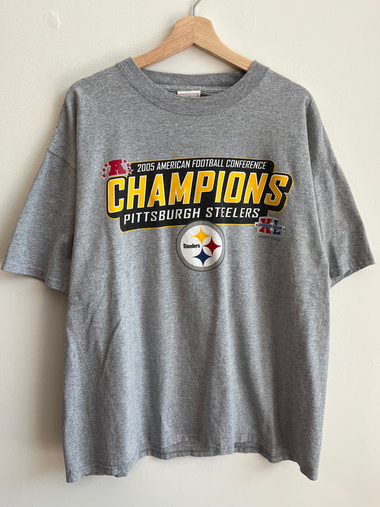 2005 Pittsburgh Steelers AFC Tee (XL)