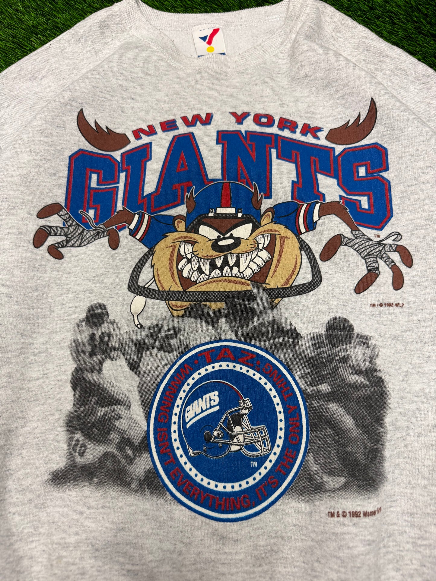 1992 NY Giants Taz Cartoon Crewneck (XL)