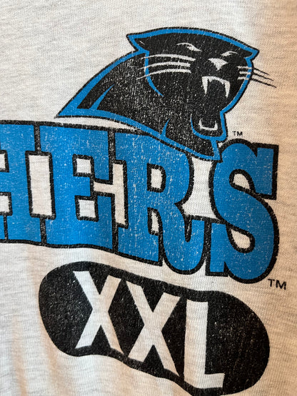 1993 Carolina Panthers XXL Champion Boxy Grey Tee (XL)
