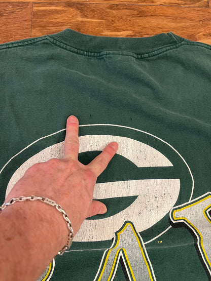 90s Green Bay Packers Double Sided Tee (XL)