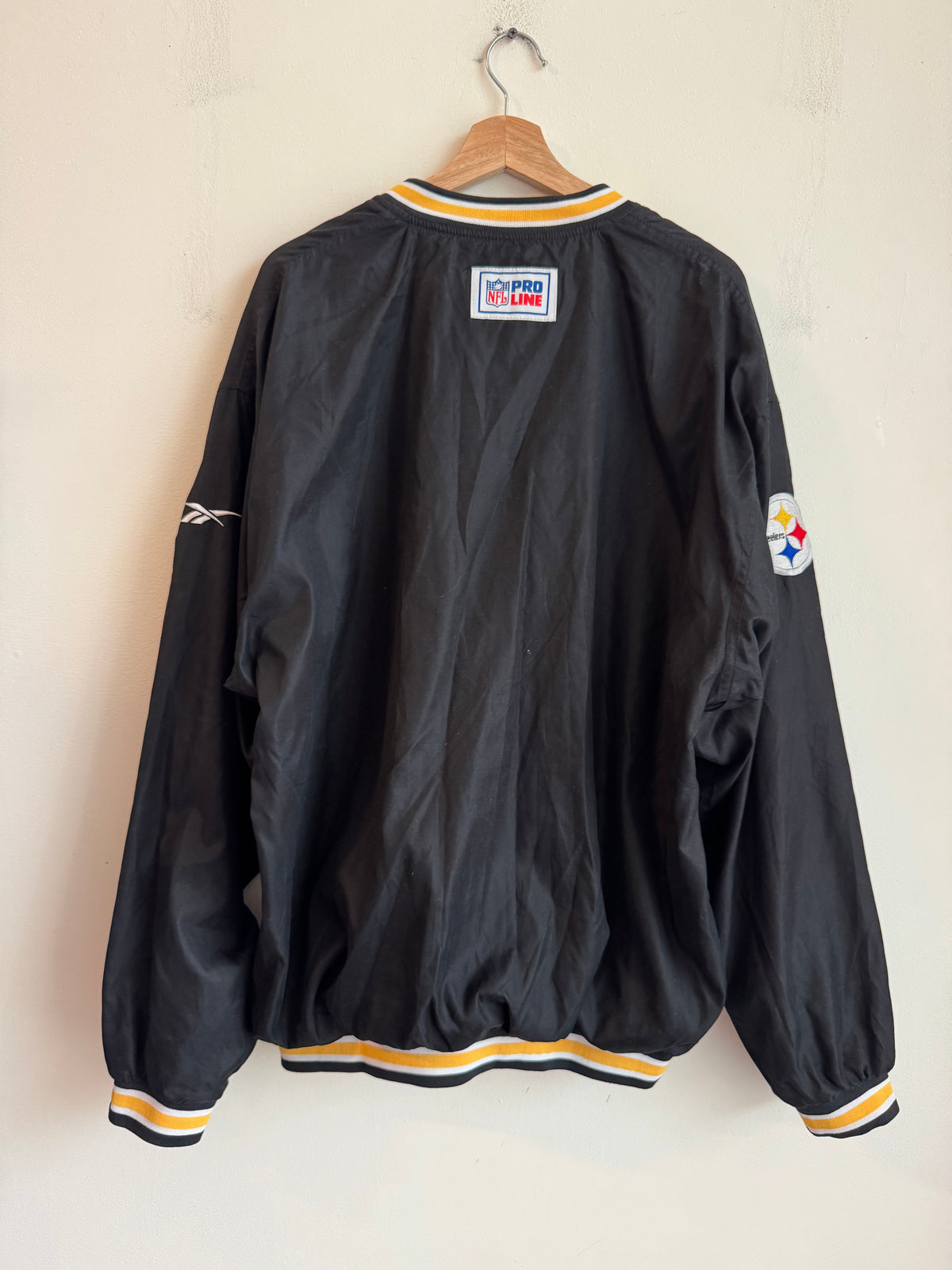 90s Pittsburgh Steelers Reebok Pro Line Windbreaker (XL)