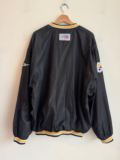 90s Pittsburgh Steelers Reebok Pro Line Windbreaker (XL)