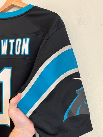 2010s Carolina Panthers Cam Newton Nike Home Jersey (M)