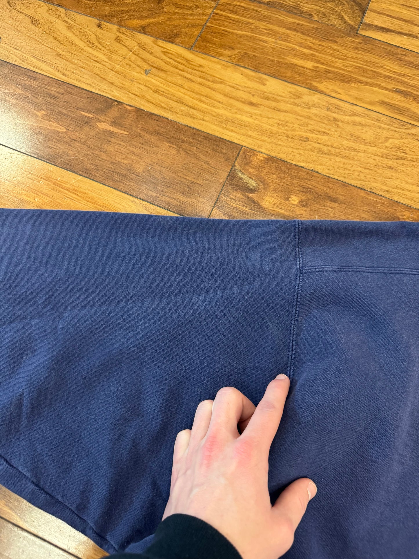 90s Nike Navy Essential Swoosh Crewneck (XL)