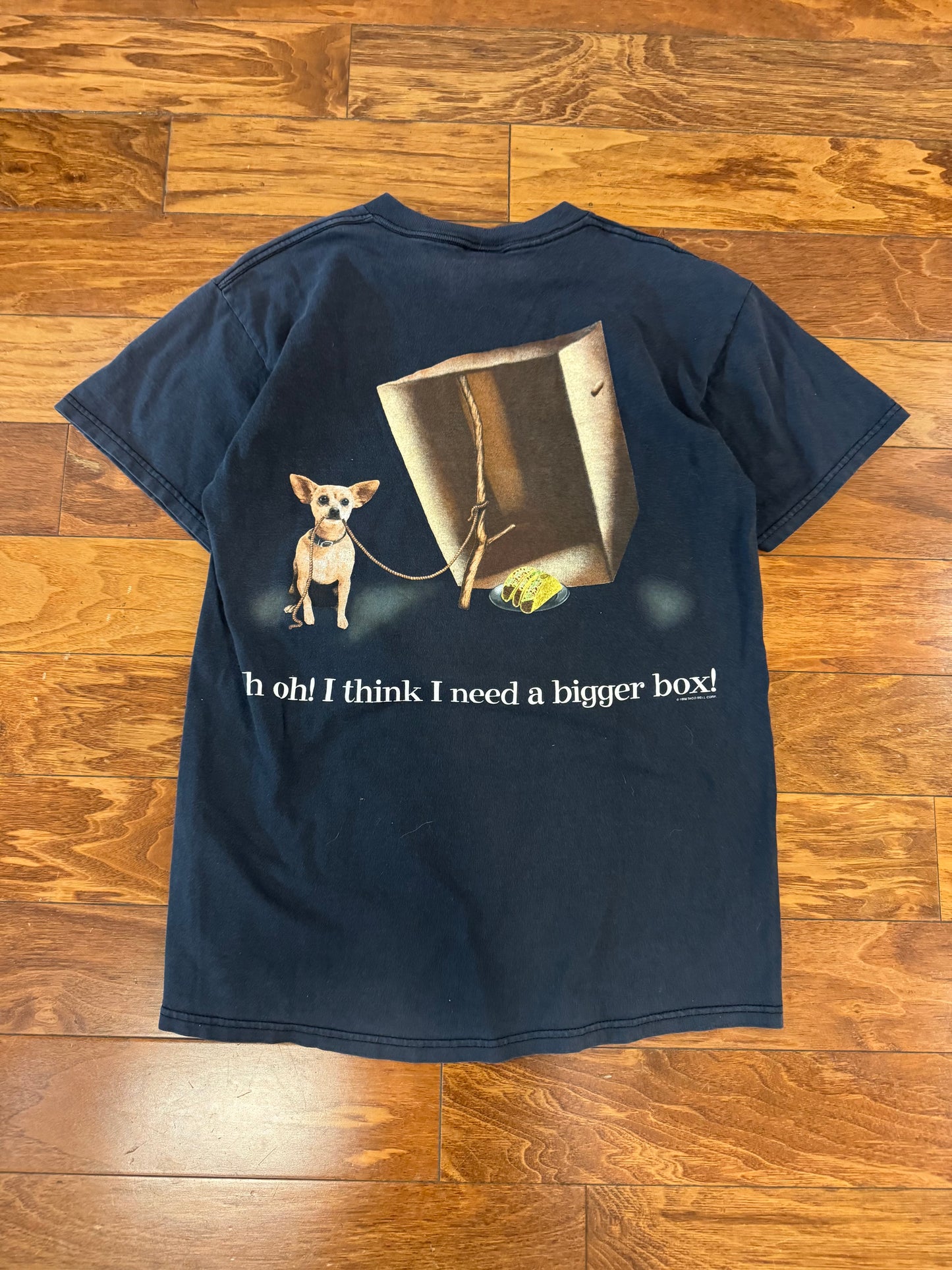 90s Taco bell "Here Lizard" Promo Tee (M)