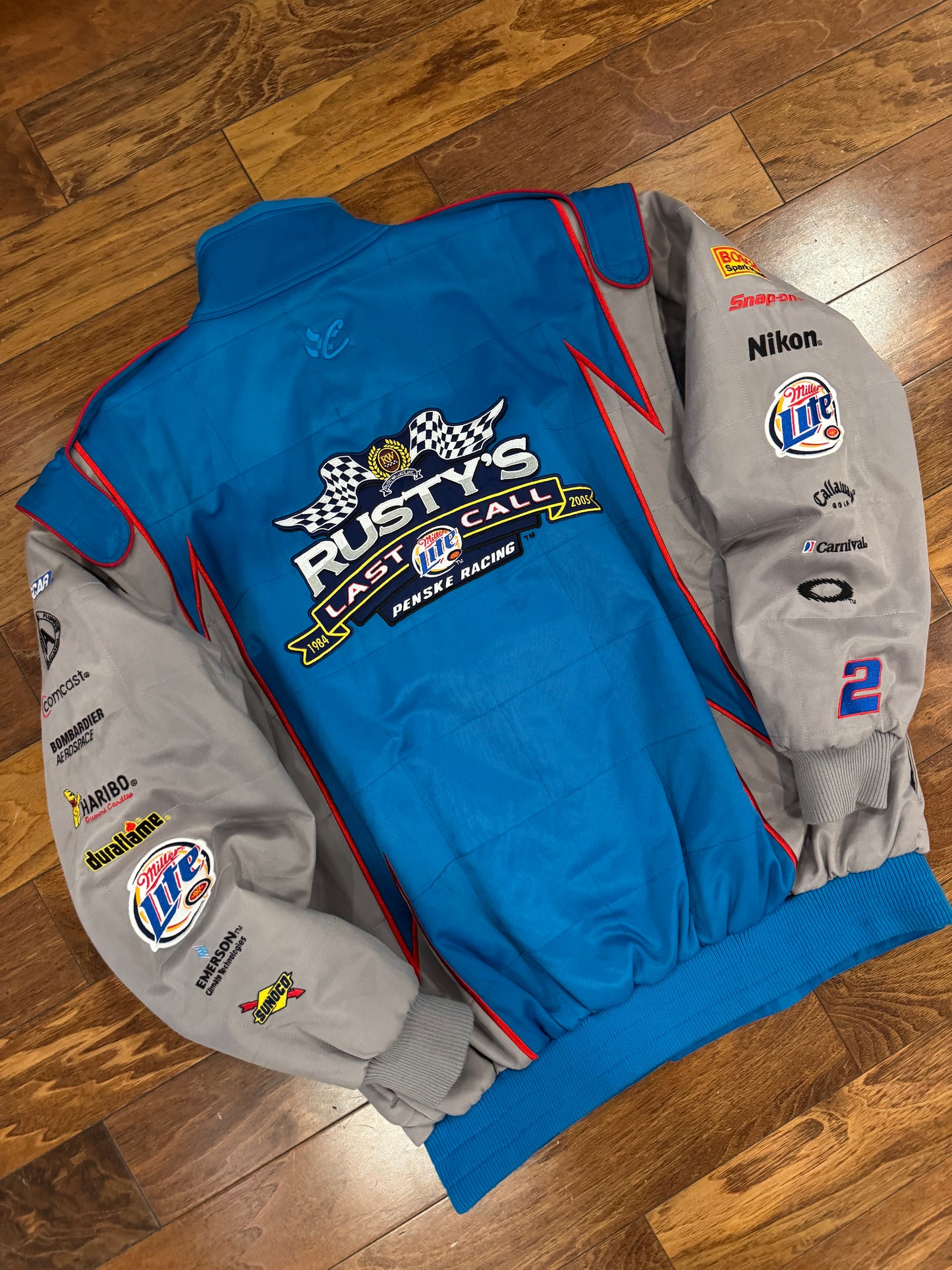 2005 Nascar Miller Lite Rusty Wallace Racing Jacket (L)