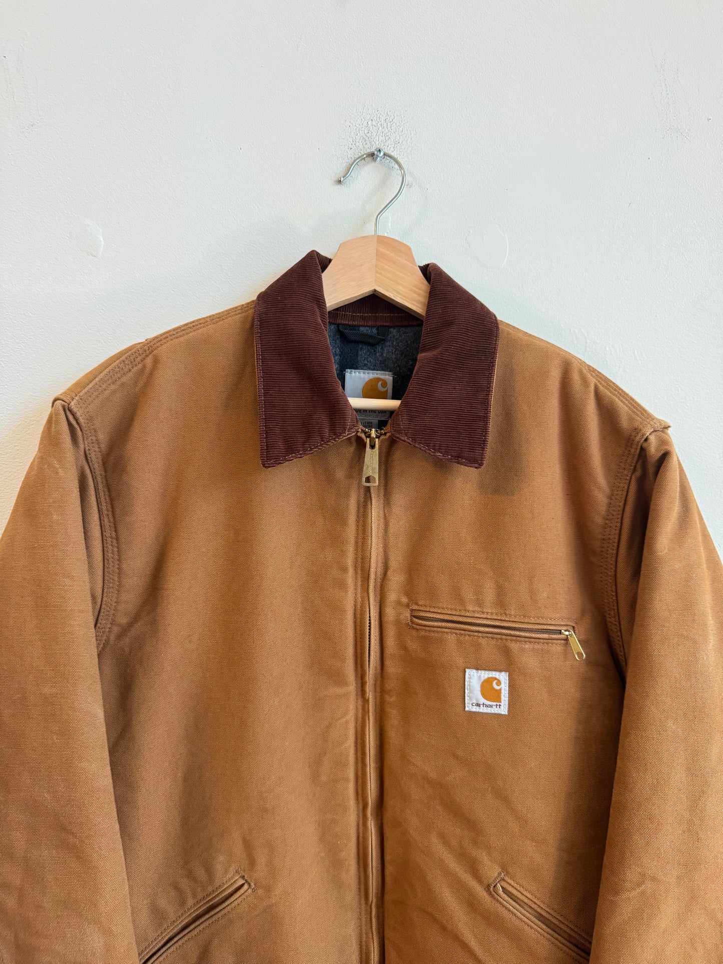 2018 Carhartt Tan Detriot Essential Jacket (M)