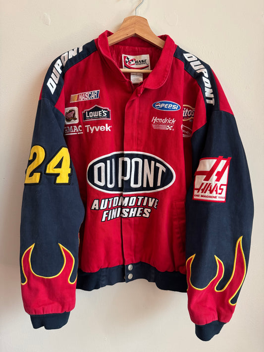 00s Nascar Jeff Gordon Dupont Flames Chase Authentics Jacket (M)
