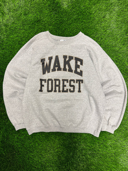 00s Wake Forest University Spell Out Vintage Crewneck (L)