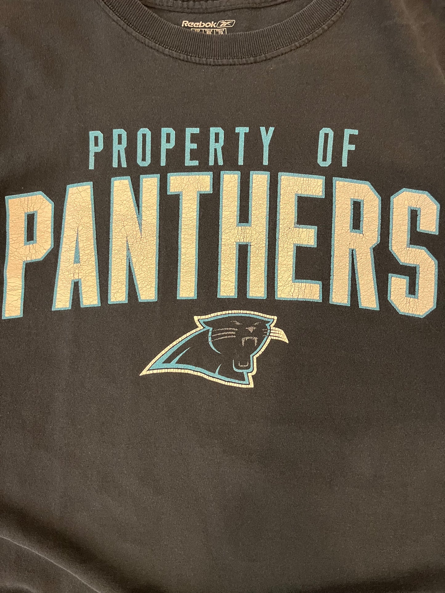 2010s Property of Carolina Panthers Reebok Tee (XL)