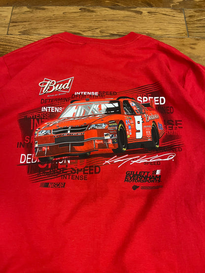 00s Nascar Kasey Kahne #9 Budweiser Nascar Tee (L)