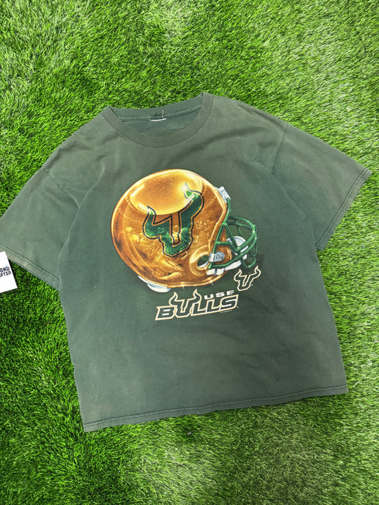 90s University of Southern Florida (USF) Bulls Graphic Vintage Tee (XL)