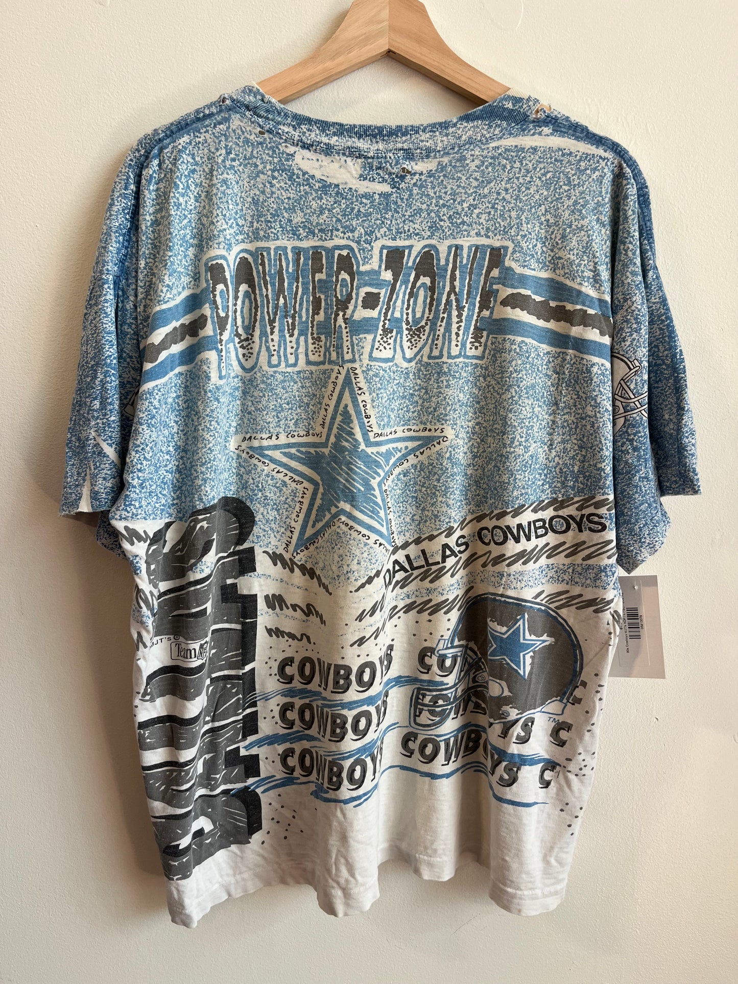 90s Dallas Cowboys MJT's AOP NFL Tee (L)