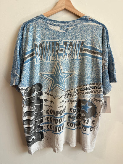 90s Dallas Cowboys MJT's AOP NFL Tee (L)