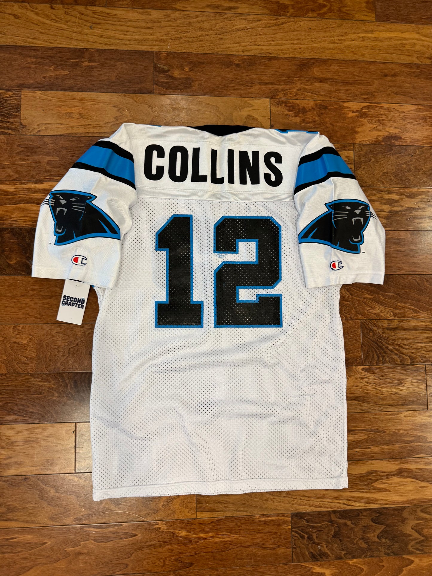 90s Carolina Panthers Kerry Collins Away Champion Jersey (M)