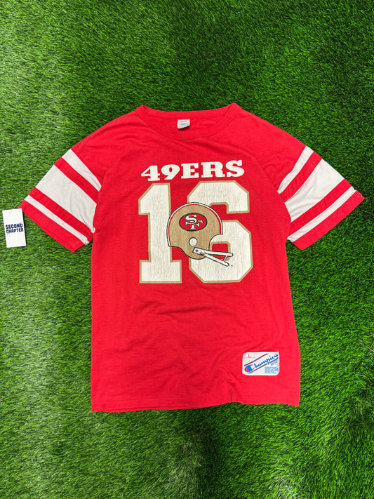 90s San Francisco 49ers Champion Jersey Tee (L)