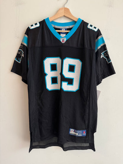 00s Carolina Panthers Steve Smith Reebok Home Jersey (Youth XL)