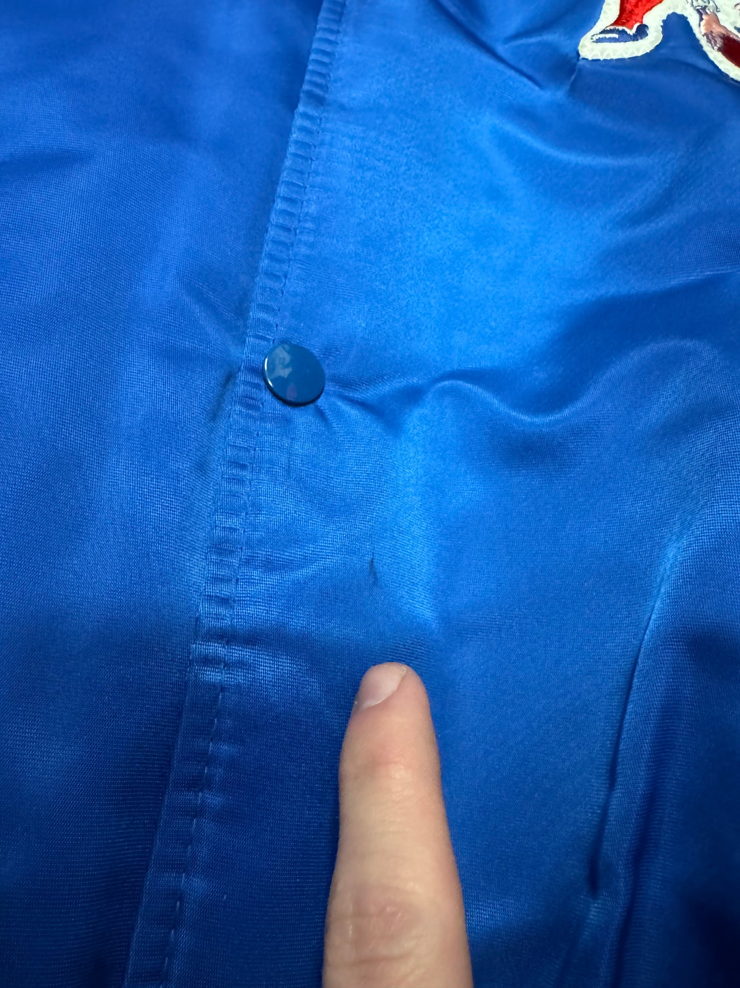 80s New England Patriots Old Logo Vintage Starter Satin Jacket (L)