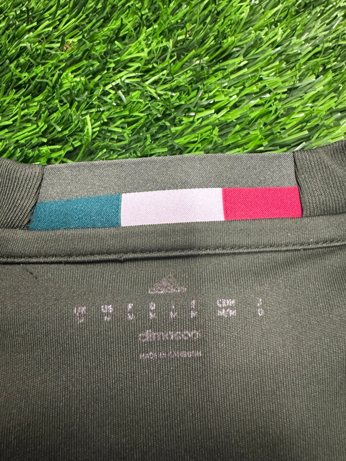 AC Milan Adidas Third Jersey Olive Green Fly Emirates 2016-17 Kit (M)