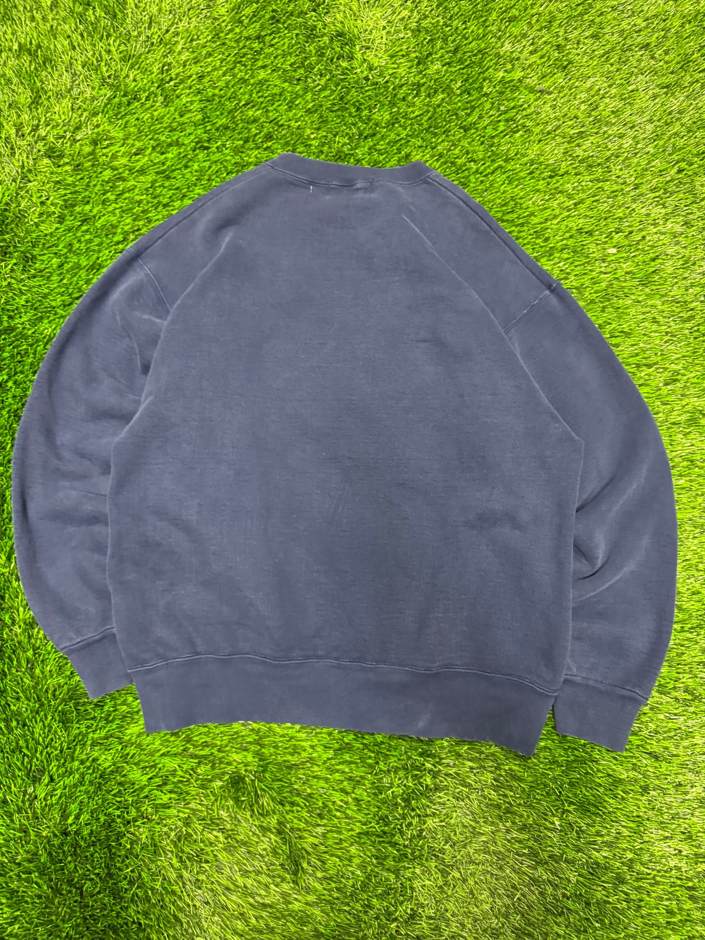 1996 Tommy Hilfiger Distressed Navy Crewneck (XL)