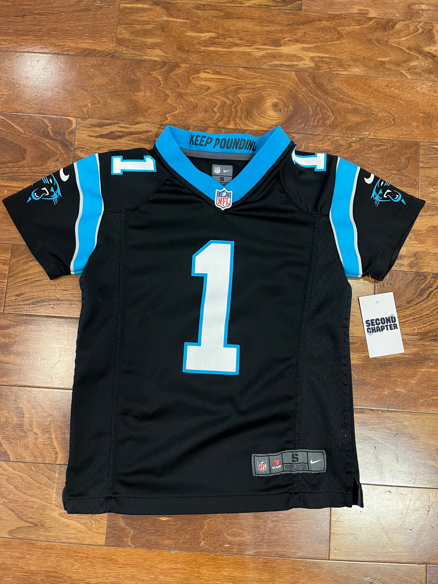 2012 Carolina Panthers Cam Newton Youth Jersey (Youth S)