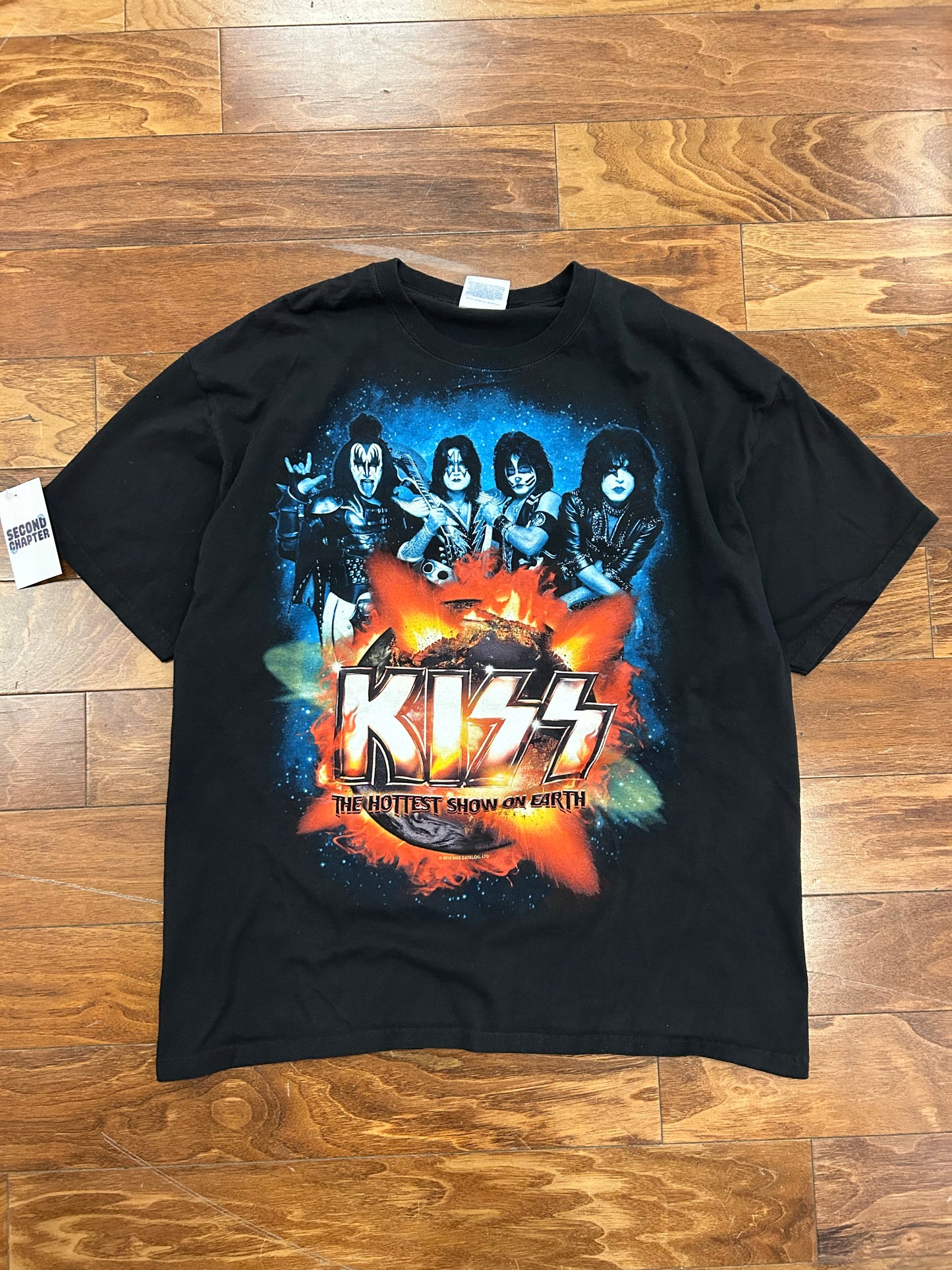 2010 Kiss Rock Band Music Tour Tee (XL)
