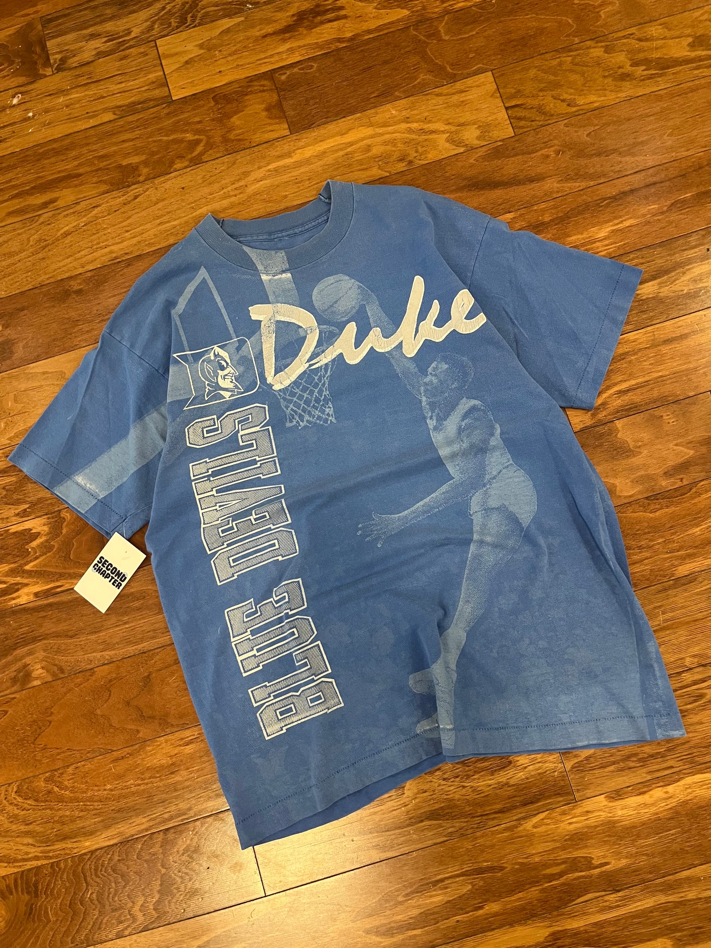 90s Duke Blue Devils Rare Dunk AOP Tee (XL)