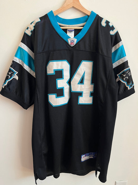 00s Carolina Panthers Reebok Stitched DeAngelo Williams Jersey (XL)