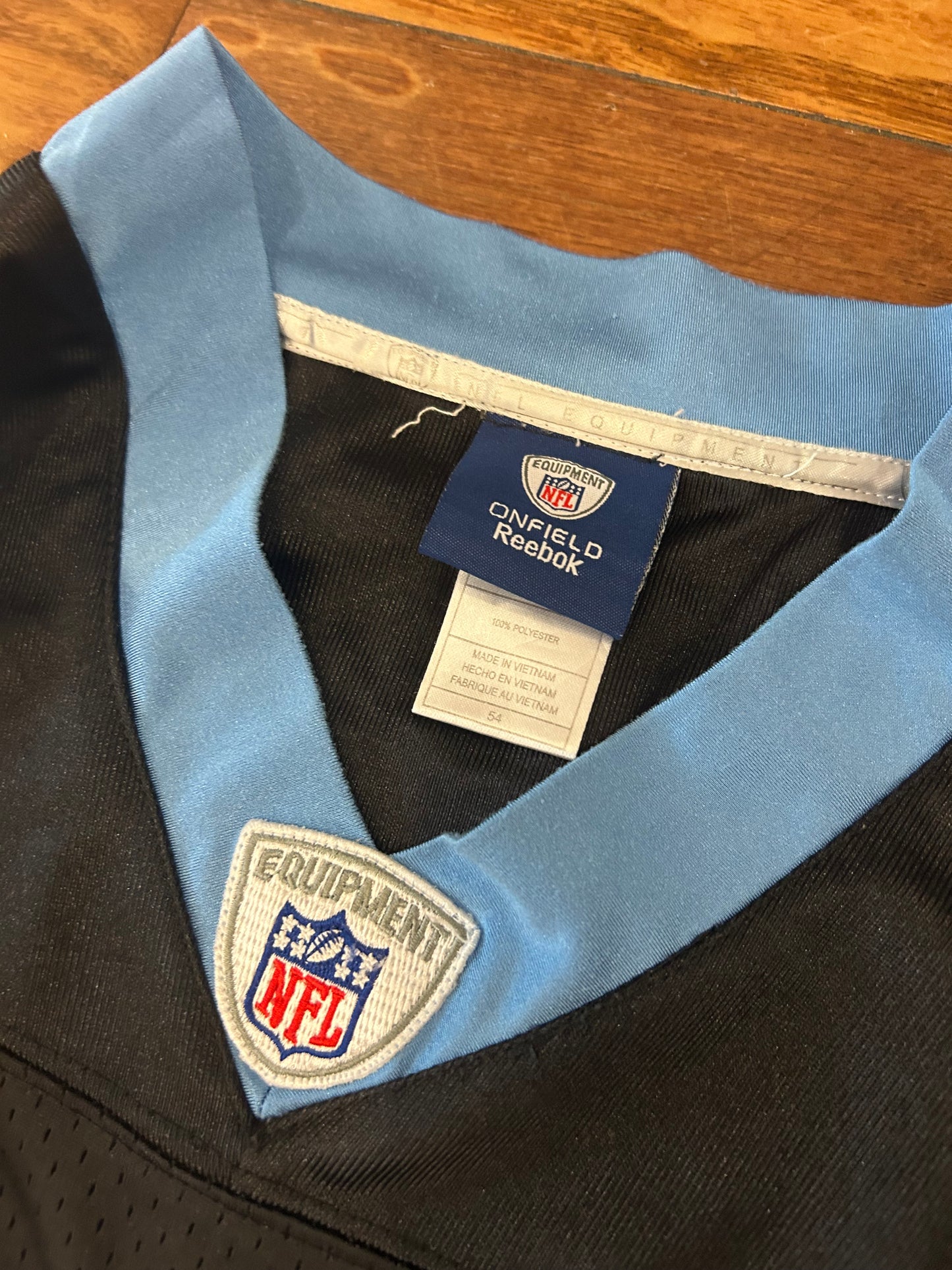 2010s Carolina Panthers Chris Harris Stitched Reebok Football Jersey (XL)