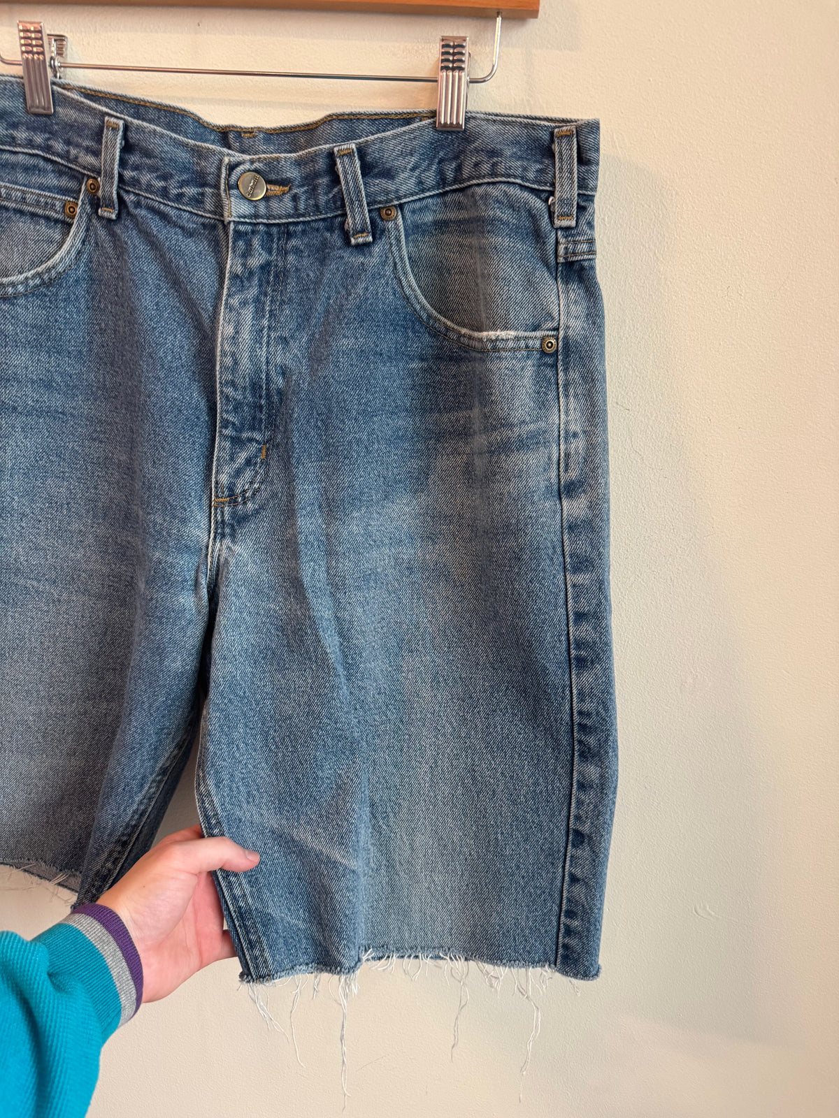 2007 Carhartt Faded Blue Shorts (36)