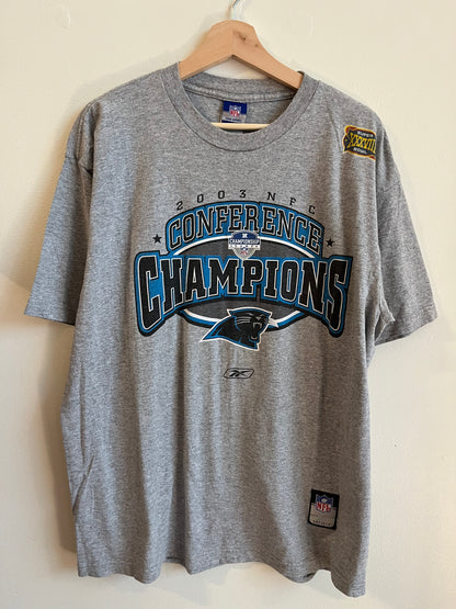 Reebok Panthers Grey Champs Tee 2003