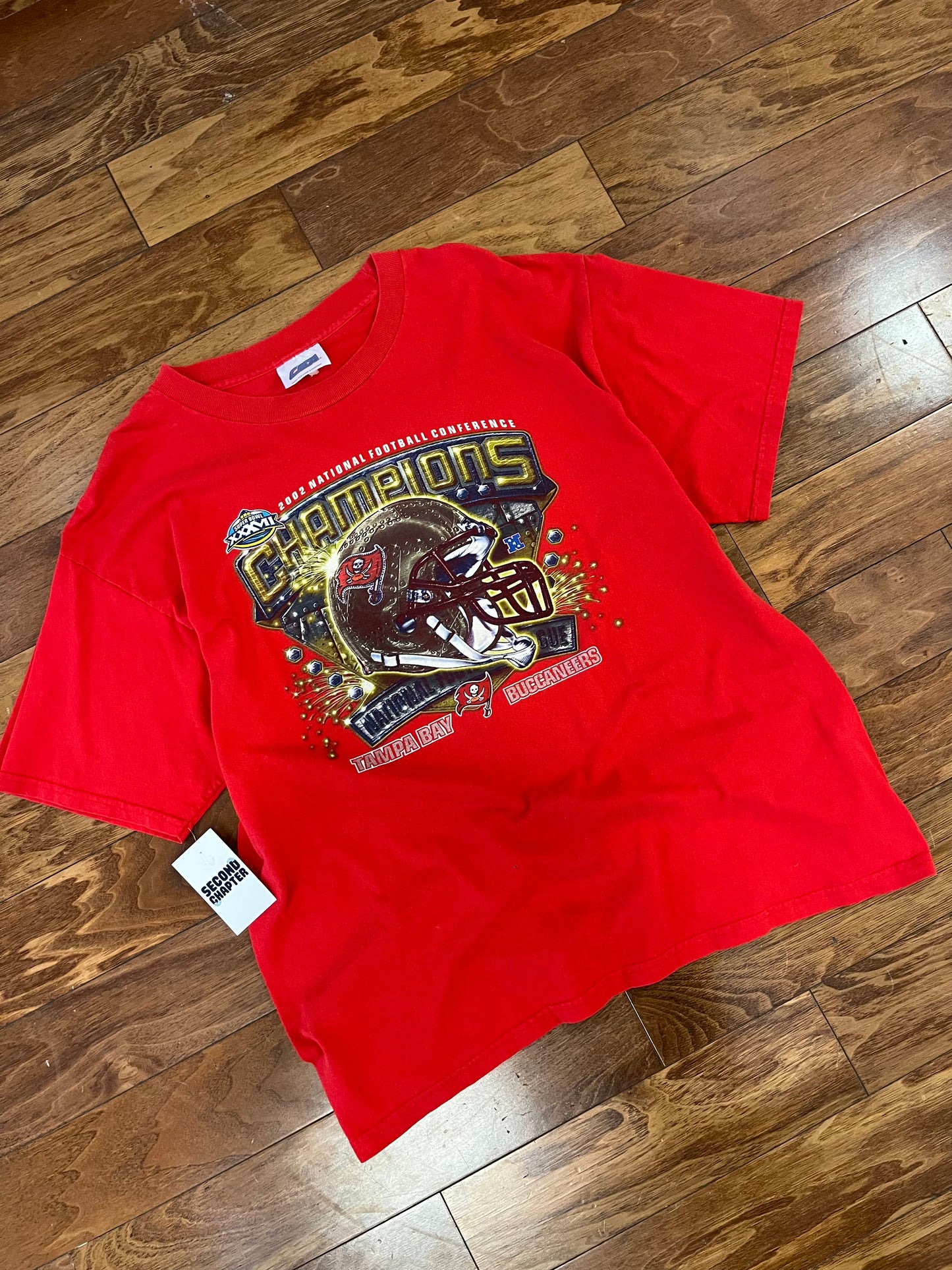 2002 Tampa Bay Buccaneers Super Bowl Tee (XL)