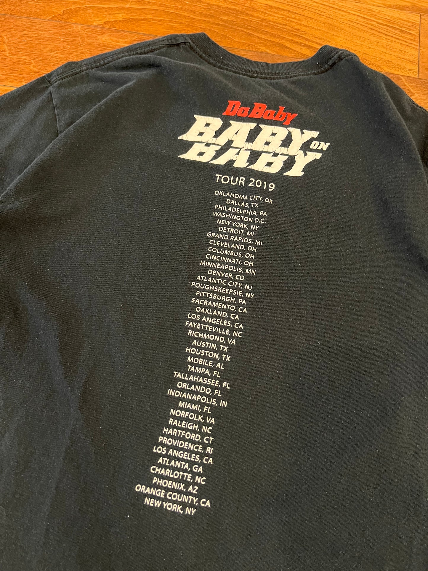 2019 Da Baby "Baby on Baby" Music Tour Tee (M)