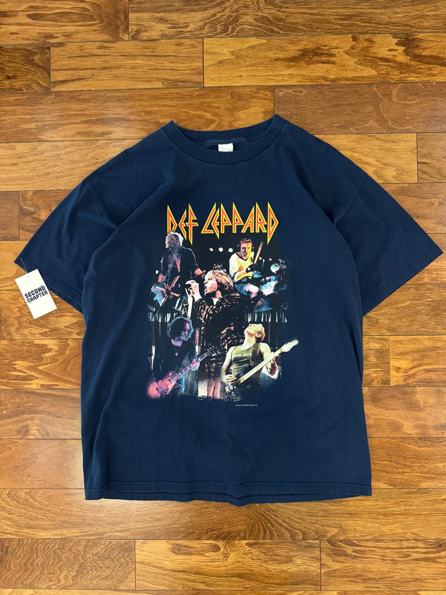 2000 Def Leppard "Euphoria" Rock Band Tour Tee (XL)