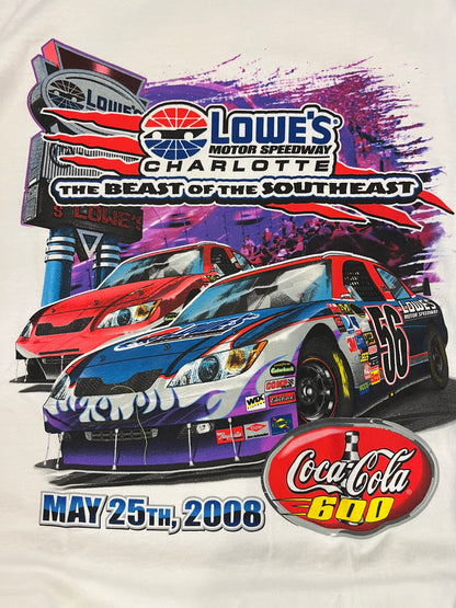 2008 Lowe's "Beast Of The Southeast" Coca Cola 600 Nascar Tee (XXL)
